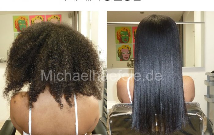 LissTreme Brasilianische Haarglättung bei lockigem dunklen Haar (Typ 3C) – dauerhafte Glätte ohne Formaldehyd