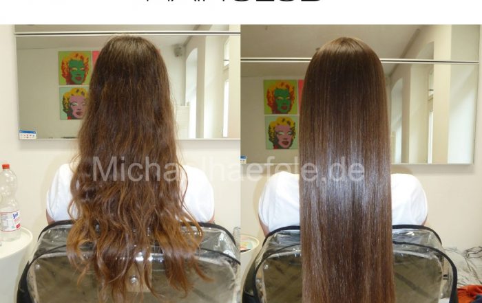 Thyrre Bioliso Brasilianische Haarglättung bei lockigem dunklen Haar (Typ 3A) – dauerhafte Glätte ohne Formaldehyd