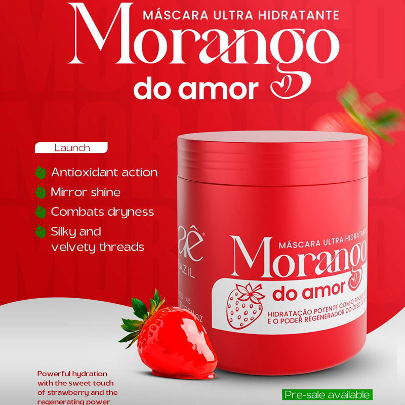Eaê Brazil Ultra Moisturizing Strawberry Love Mask